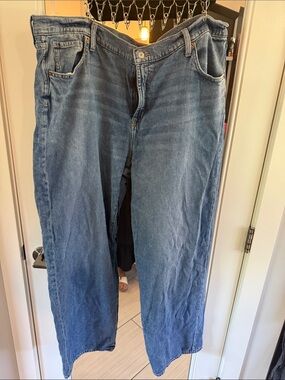 Old Navy Wide Leg Blue Women's Jeans
